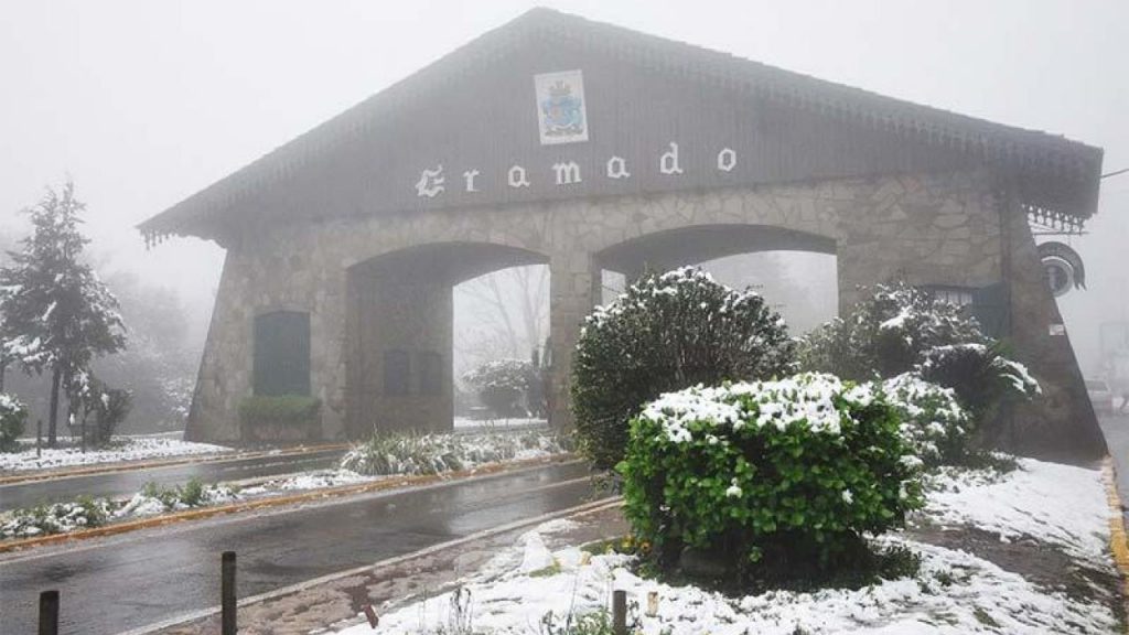 neve em Gramado